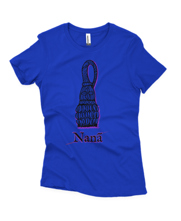 Camisa nanã sombra fem. azul royal