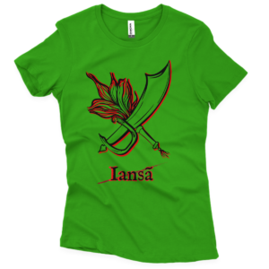 Iansã sombra fem. verde bandeira