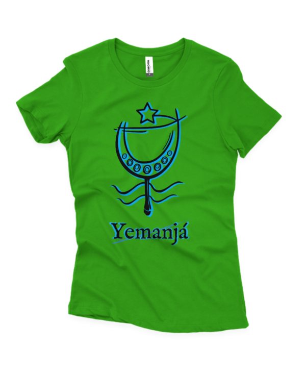 Yemanjá sombra fem. verde bandeira