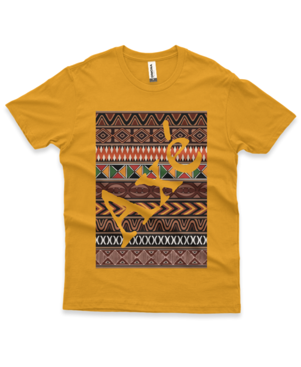 Camisa Axé masc. amarelo ouro