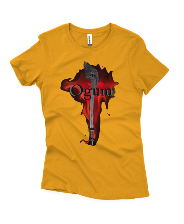 Ogum fogo vermelho fem. amarelo ouro