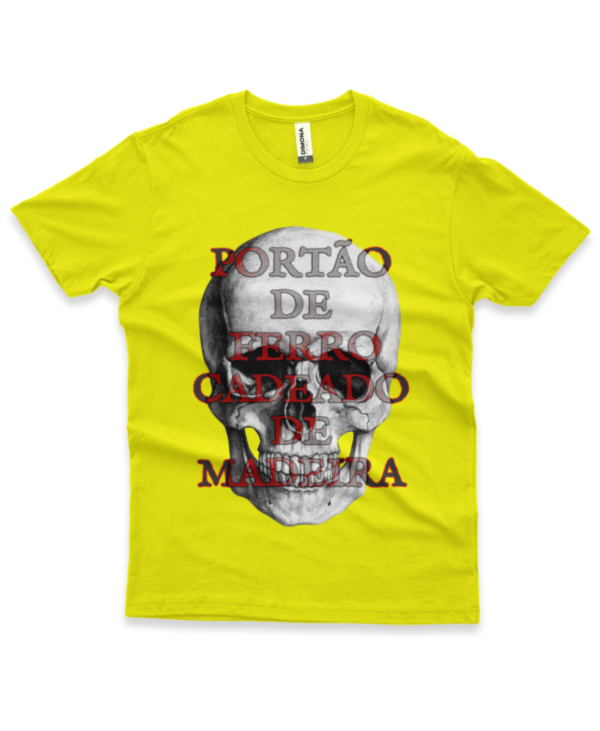 Portão Caveira masc. amarelo canário