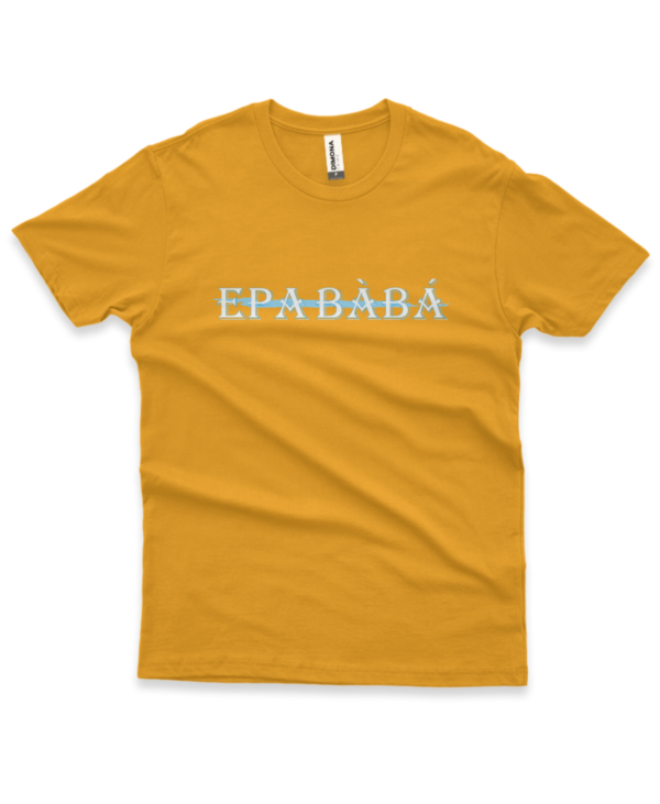 Epa Bàbá masc. amarelo ouro