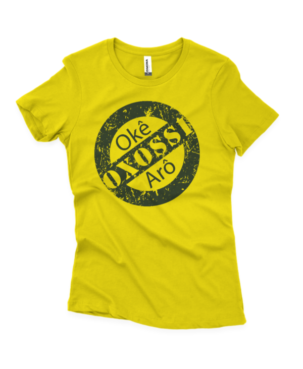 Oxossi logo fem. amarelo canário